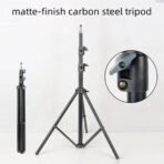 Trépied Lumière Studio Photo 2m — Support Réglable pour Ring Light, Softbox et Réflecteur