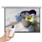Ecran de projection électrique 200 cm x 200 cm Avec télécommande