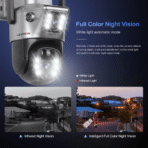CAMERA SOLAIRE LS VISION V380 LS-CS3-4G-EU 2K 4G/Wifi Dual Lens PTZ 8W 4MP - Image 4