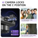 Stabilisateur C22 AI Face Tracking avec Trépied 133cm - Image 2