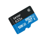 Lexar 128GB Micro SD Card SDHC UHS-I High Performance 633x 100MB/s