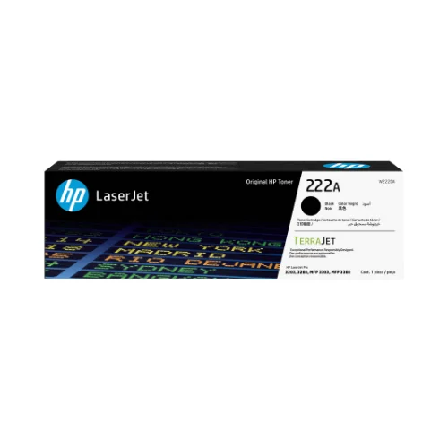 3 Toner HP d’origine 222A Noir (W2220A)