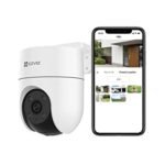 Caméra Wi-Fi rotative 2K+ H265 intelligence artificielle et vision couleur de nuit EZVIZ H8c 4MP