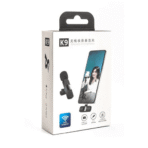 Microphone sans fil K9 2.4G avec Clip micro Portable pour enregistrement Audio et vidéo chat en direct - Image 2