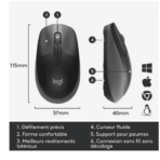 Logitech M190 (Gris)