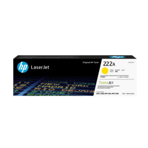 6 Toner HP d’origine 222A Jaune (W2222A)