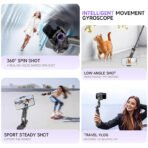 Stabilisateur C22 AI Face Tracking avec Trépied 133cm - Image 6