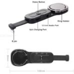 Adaptateur Lightning vers Jack 3.5mm + Charge - JH-35LY avec Support Anneau - Image 4