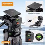 Trépied PLOKAMA PK-9990 Premium 180 cm – Aluminium, Réglable, avec Télécommande Bluetooth et Housse de Transport - Image 7