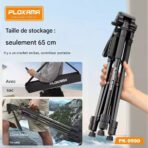 Trépied PLOKAMA PK-9990 Premium 180 cm – Aluminium, Réglable, avec Télécommande Bluetooth et Housse de Transport - Image 9