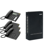 Pack panafone pbx 308 3 ligne et 8 Ports avec 4 poste