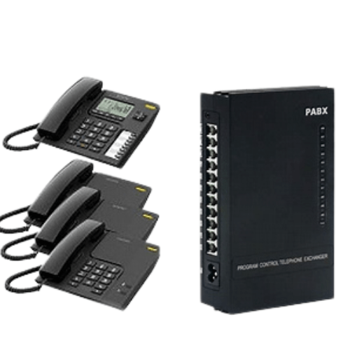 Black-Gold-Simple-Body-and-Hair-Treatment-Logo-6 Pack panafone pbx 308 3 ligne et 8 Ports avec 4 poste - Image 1