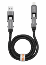 Câble Charge Rapide 4 en 1 CB14 100W Type-C Lightning USB
