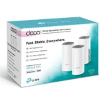 Système WiFi Mesh TP-Link Deco E4 AC1200 pour toute la maison 3 packs (DECOE4_3-PACK)