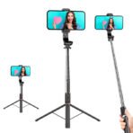 trépied JC20 170 cm avec perche à selfie intégrée - Image 3