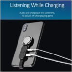 Adaptateur Lightning vers Jack 3.5mm + Charge - JH-35LY avec Support Anneau - Image 6