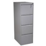 ARMOIRE METALLIQUE DE RANGEMENT POUR DOSSIER SUSPENDUS 4 TIROIRES