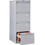 ARMOIRE METALLIQUE DE RANGEMENT POUR DOSSIER SUSPENDUS 4 TIROIRES - Image 2